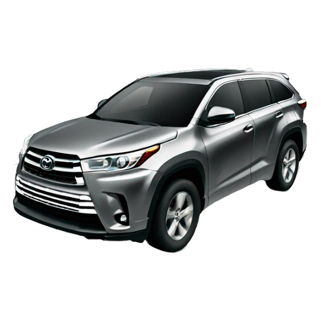 2024 grey Toyota highlander sticker