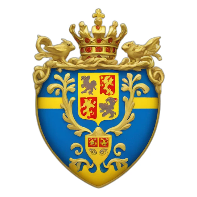small ukrainian coat of arms sticker