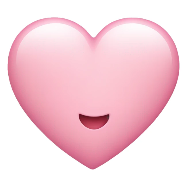 baby pink heart  sticker