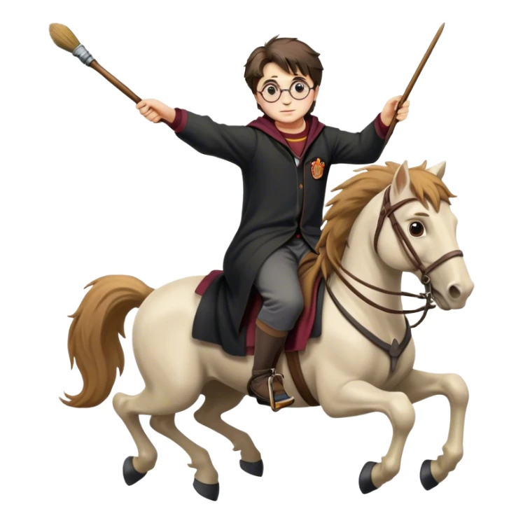 Harry potter on Brush sticker