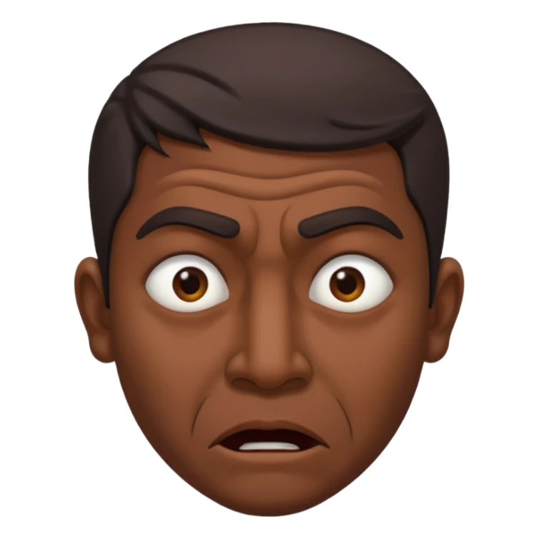 emoji of an Indian person being whipped sticker