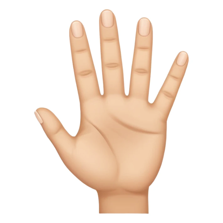 Yvl hand sign only 3 fingers up including thunb sticker