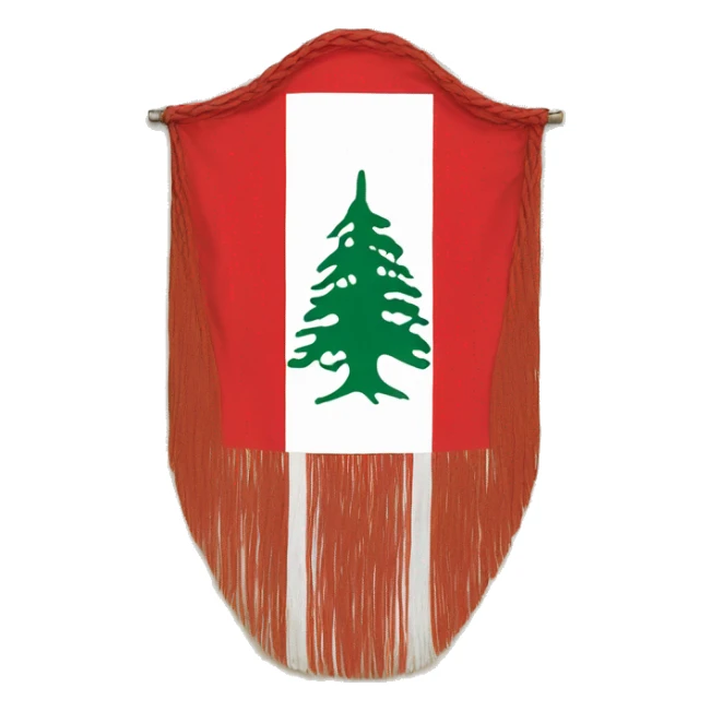 Lebanon french occupation flag 1920 sticker