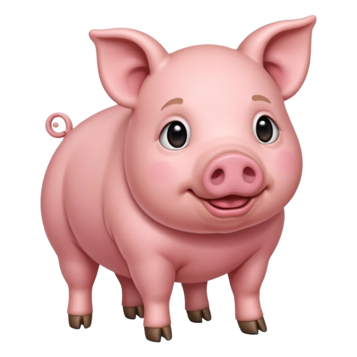 Pig full body sticker
