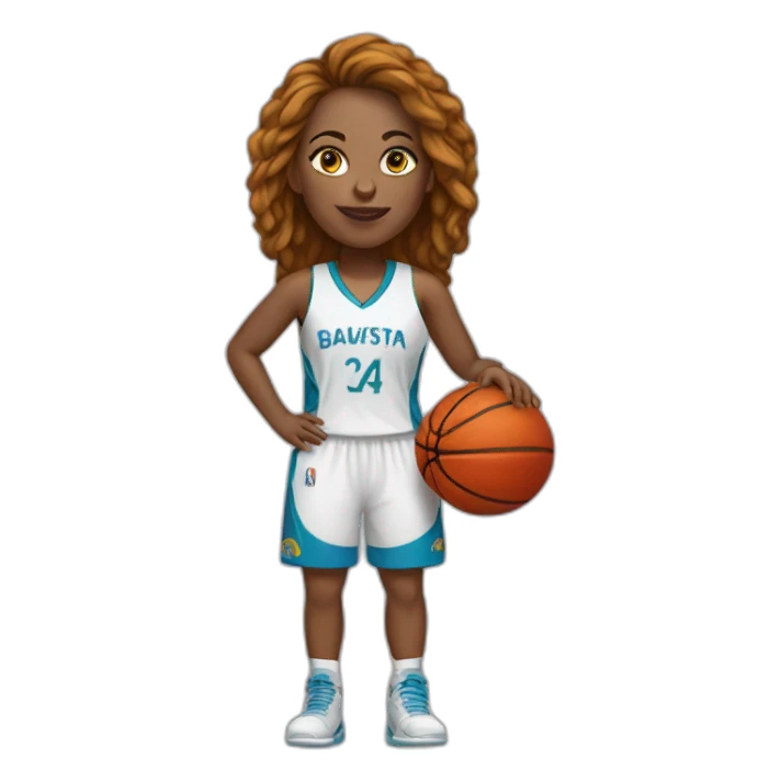 Baloncesto femenino sticker