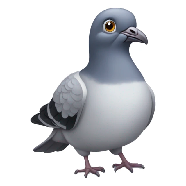 Confused pigeon  sticker