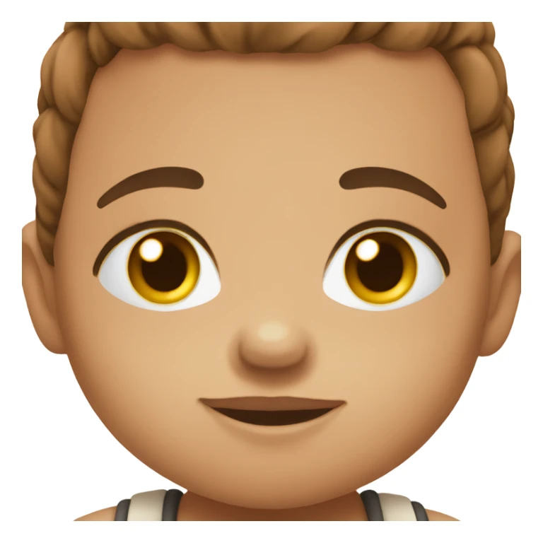 Baby with reduzir and brown eyes sticker