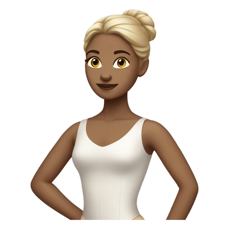 White woman Ballet dancer sticker