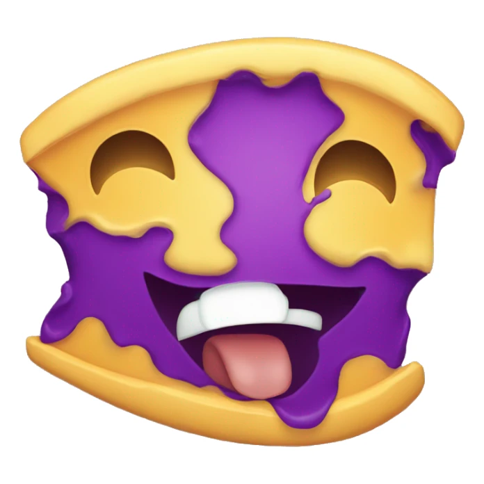 Big cheesy smile smiley face sticker