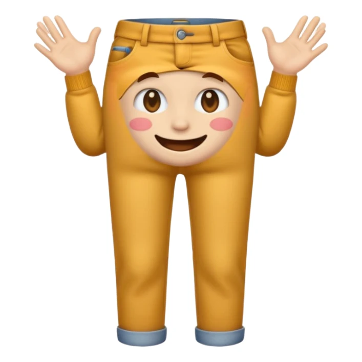 emoji with hands and eyes digging in pants sticker