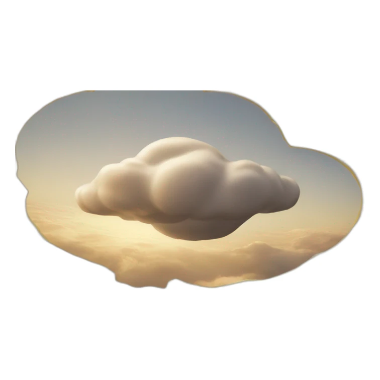 Himme arabe avec billet qui tombre du ciel sticker