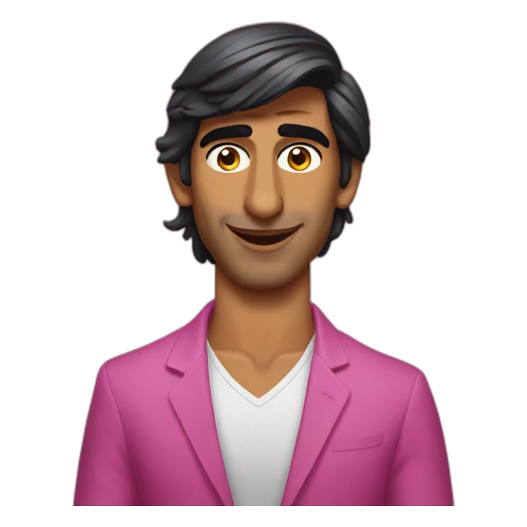 rishi sunak in drag sticker