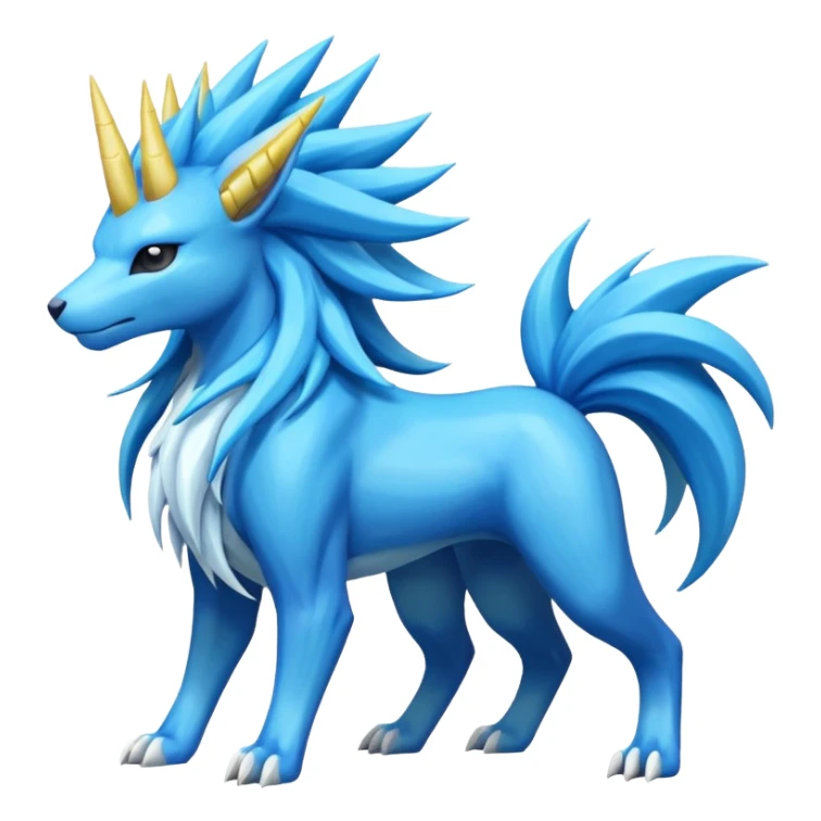 Manectric-Suicune-Amaura-fusion-hybrid-creature  sticker