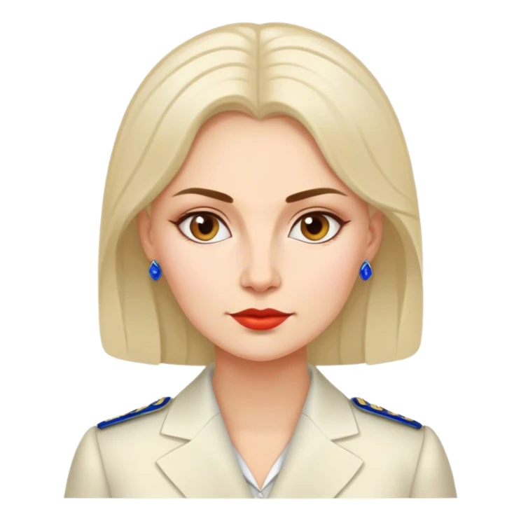 The russian woman diplomat sticker