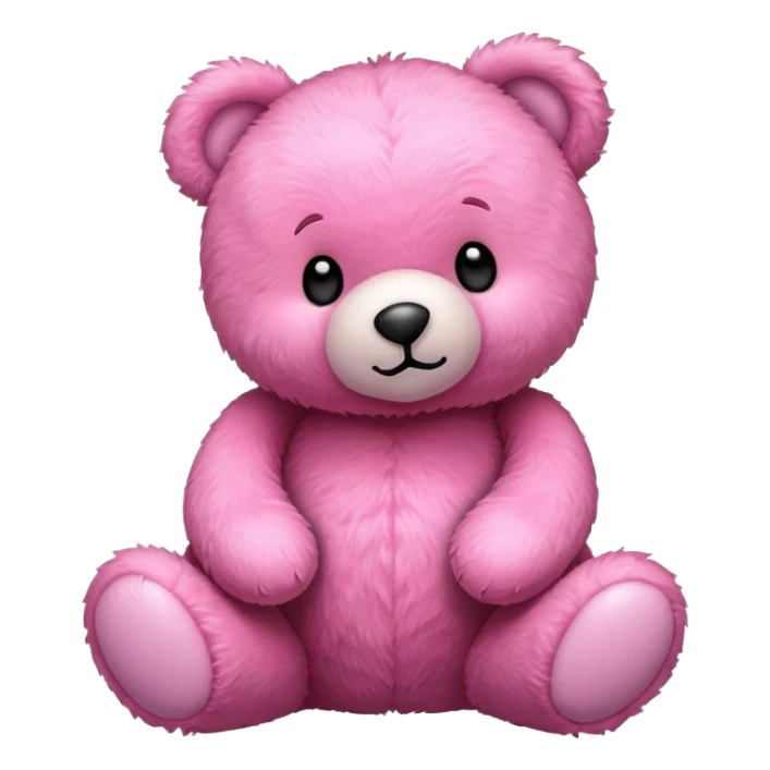pink teddy bear sticker
