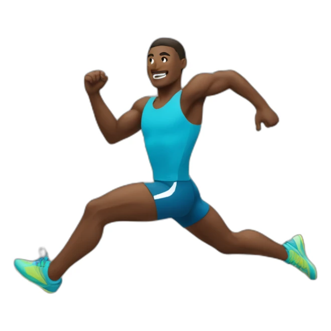 Athletisme saut en hauteur sticker