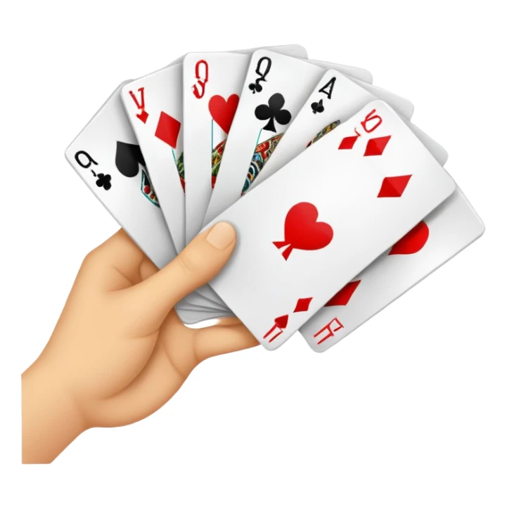 a hand of cards credit cards sticker