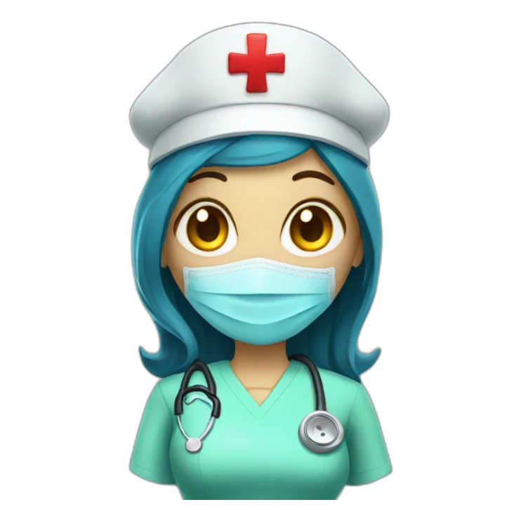 Alien nurse sticker