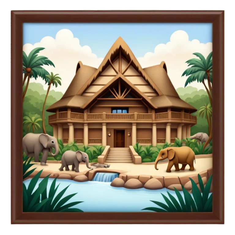 Disney World's Animal Kingdom Lodge resort sticker