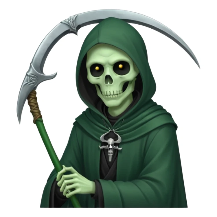 Contemplting reaper in the same form as Evil Kermit's Do It meme sticker