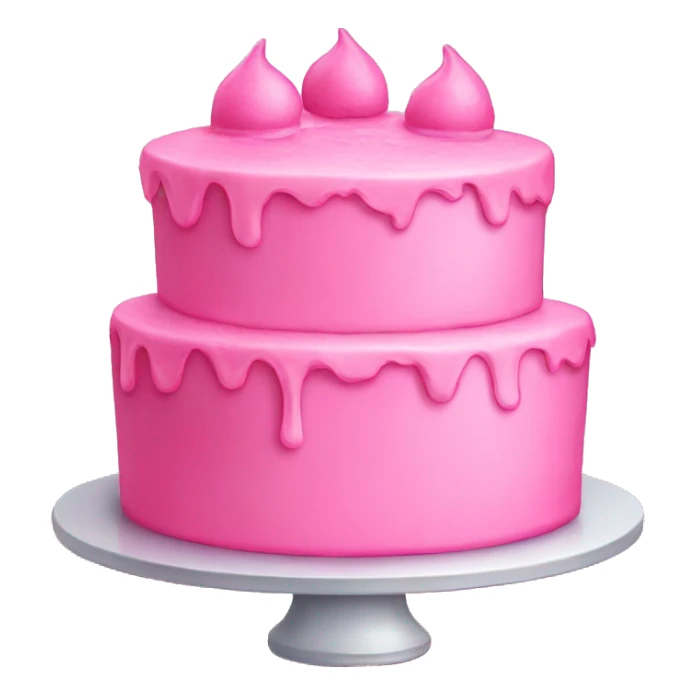 Pink cake sticker