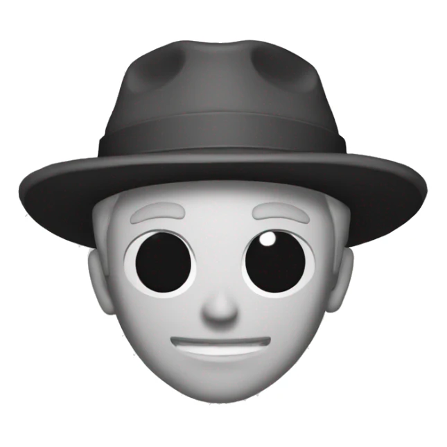 one piece noir et blanc sticker