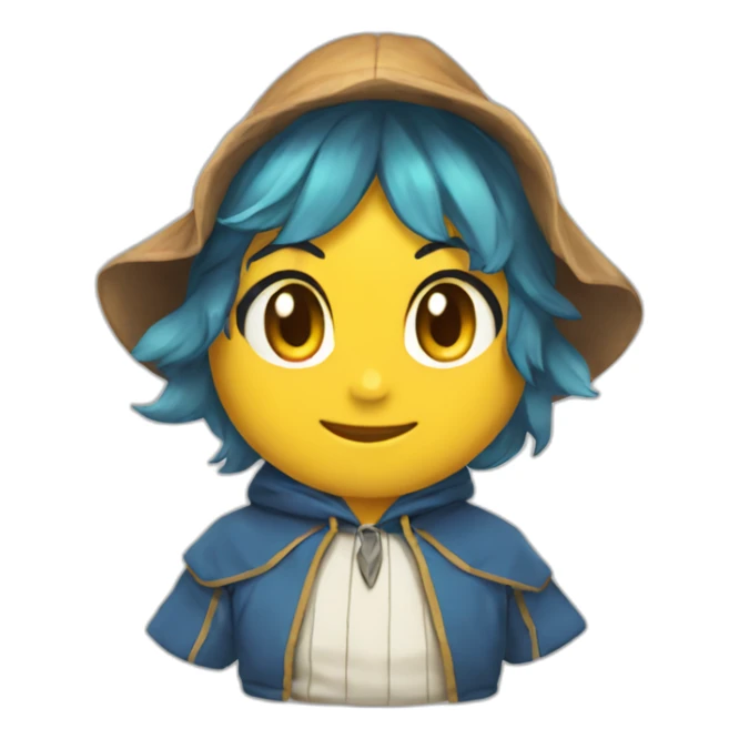 Crea un emoji de Pokémon vestido de faralaes sticker