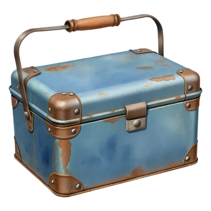 Watercolor Tin (metal half-pan box / field tin) sticker