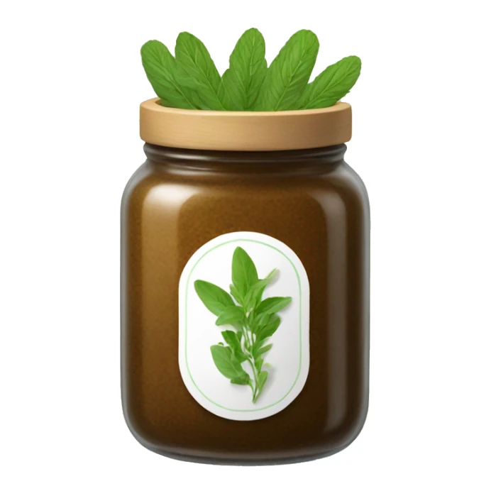 Jar of herbs sticker