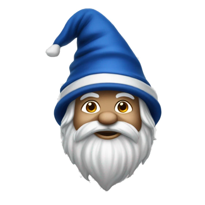 Gnome with blue hat and a "Y" Yale logo on the hat sticker