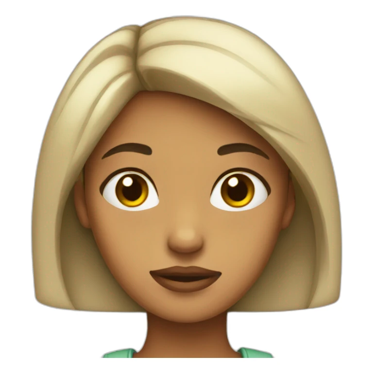 girl who give side eyes sticker