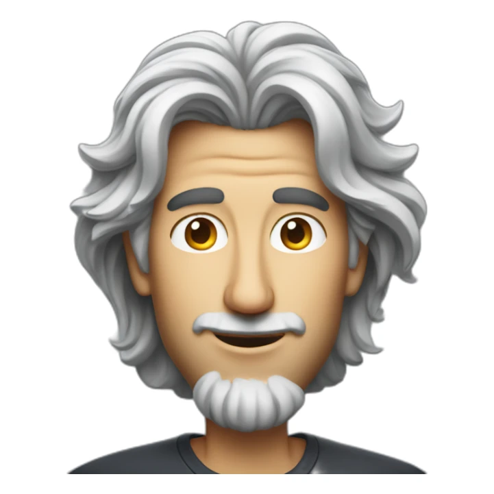 Craig Federighi from Apple with big hair sticker