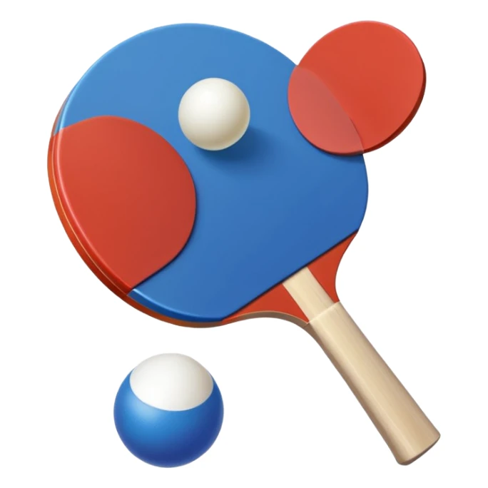 Generami l’emoji di un bicchiere solido di plastica e una pallina da ping-pong (tipo beer pong) sticker