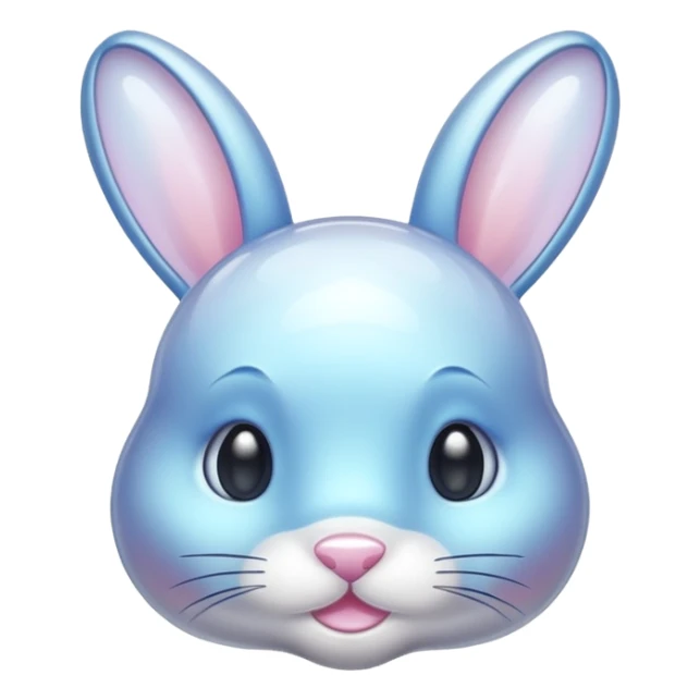 crystal bunny sticker