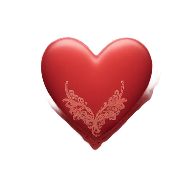 vintage valentine’s day card red sticker