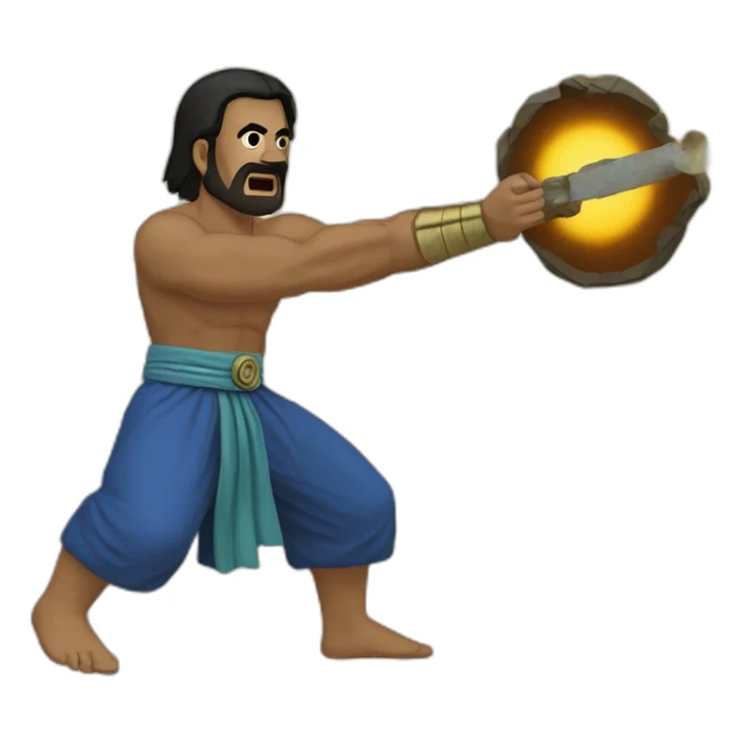 KameHameHa from the balkan sticker