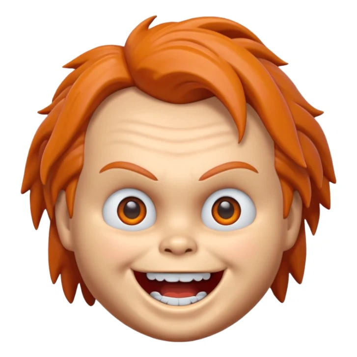 Un emojin de chuky sticker