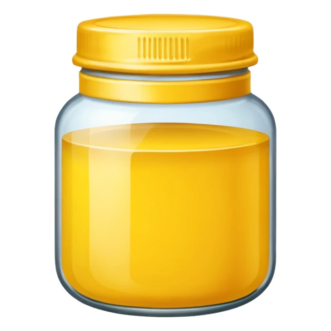 Paint Color Jar yellow sticker