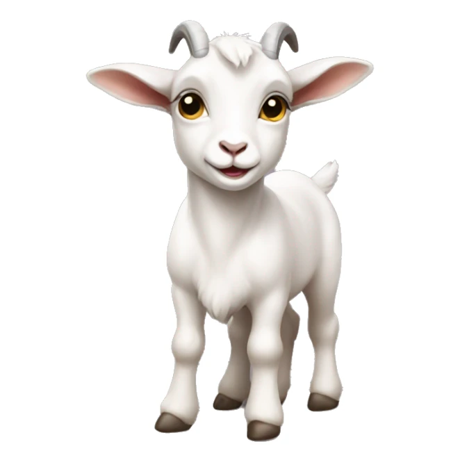 Full body baby goat sticker