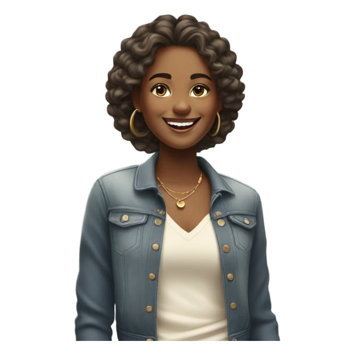 It girl morning sun sticker