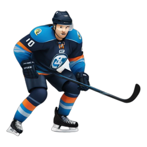 Hockey player Hc fribourg Gotteron sticker