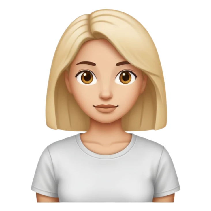 woman wearing a t-shirt sticker