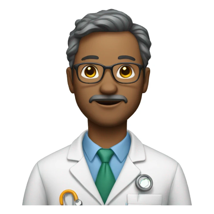 professor-infectious disease specialist, 42-year-old man sticker