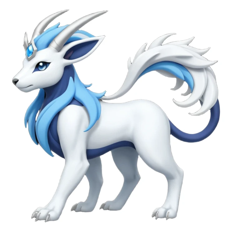 Absol-Amaura-Suicune-Cobalion-fusion, full body sticker