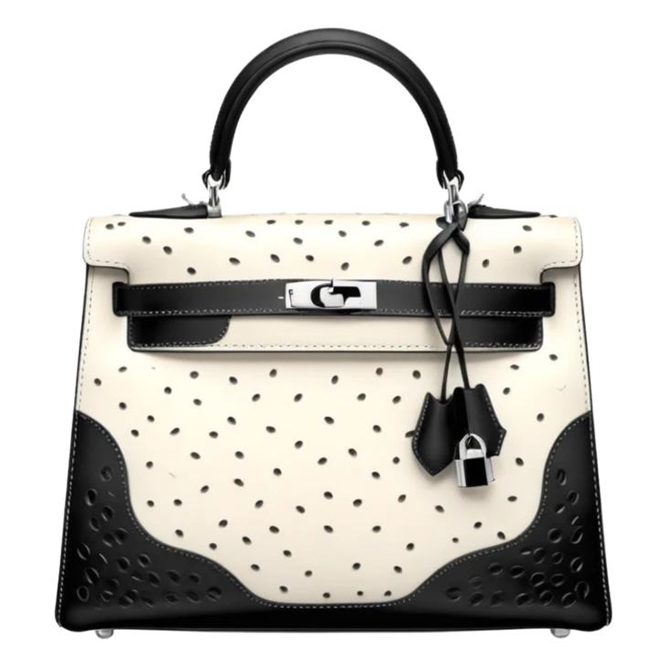 hermes kelly sellier ostrich palladium hardware white sticker