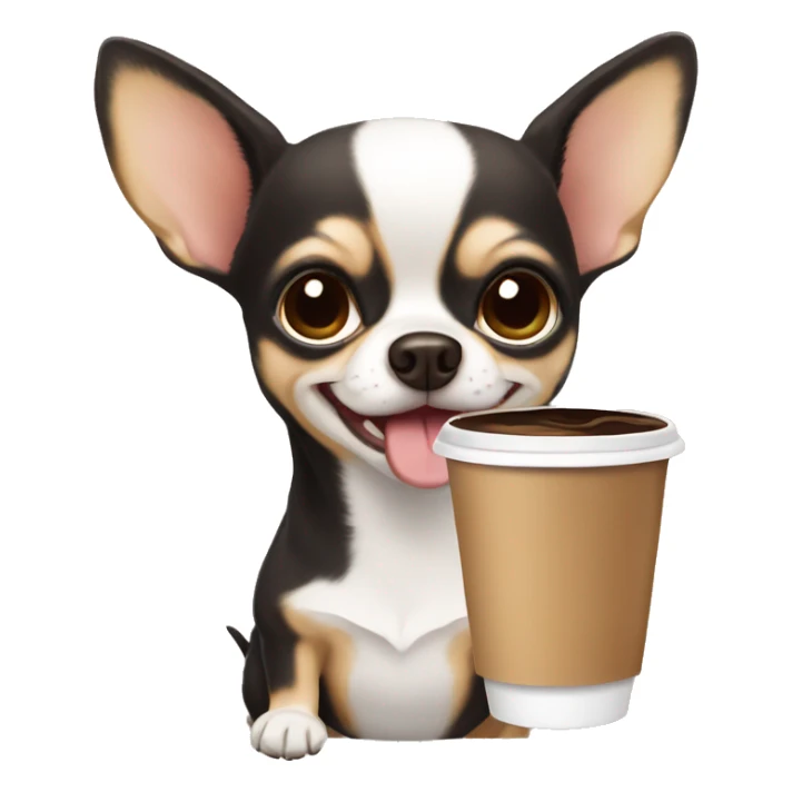 Chihuahua coffe  sticker