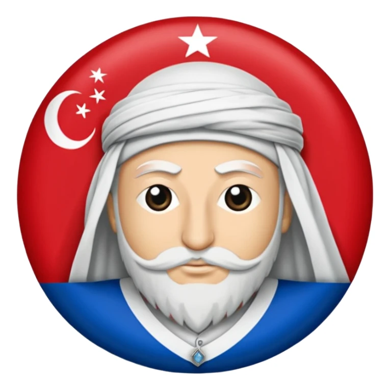 doğru türkistan bayrağı sticker