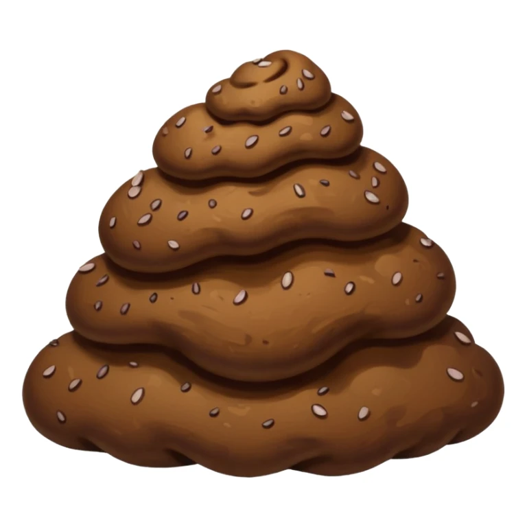 Poop eating poop sticker