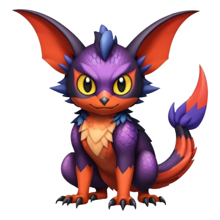 Noibat-Noivern-Litten-Hybrid sticker