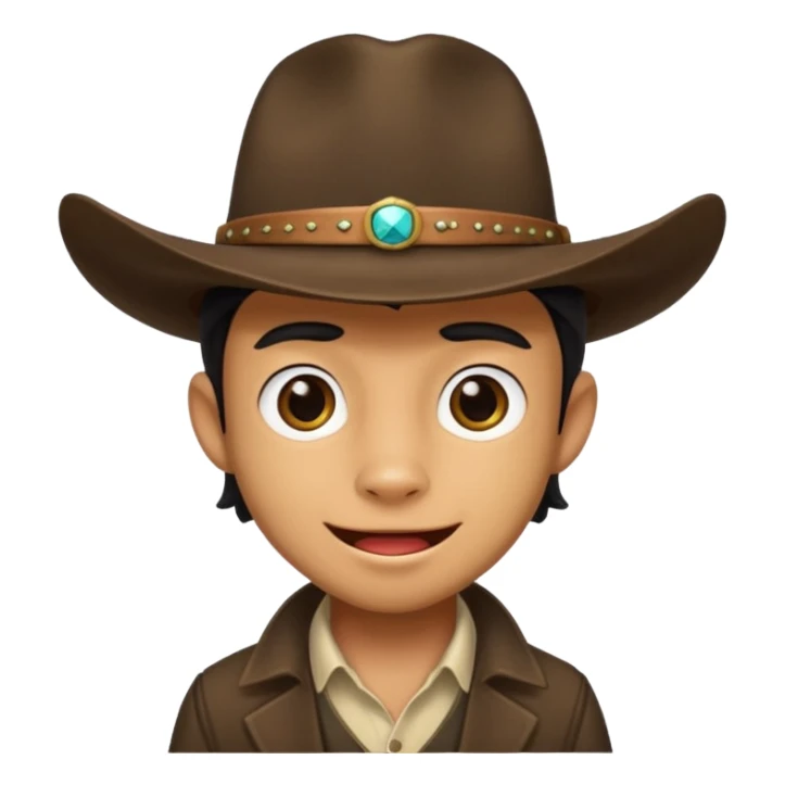 toothless dogman wearing a stetson sticker